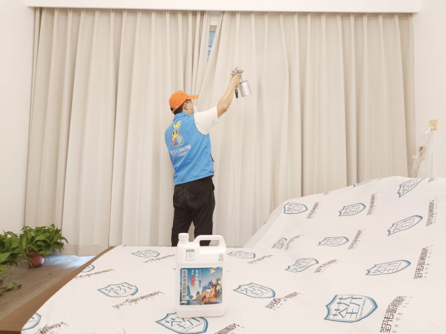 金地湖城大境天錦除甲醛施工